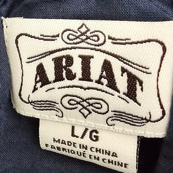 Ariat Bandana Print Skirt Navy Blue Size L - Picture 3 of 4